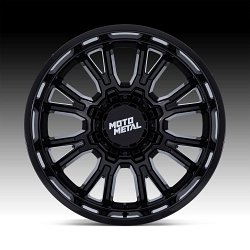 Moto Metal MO810 Legacy Gloss Black Custom Truck Wheels 3